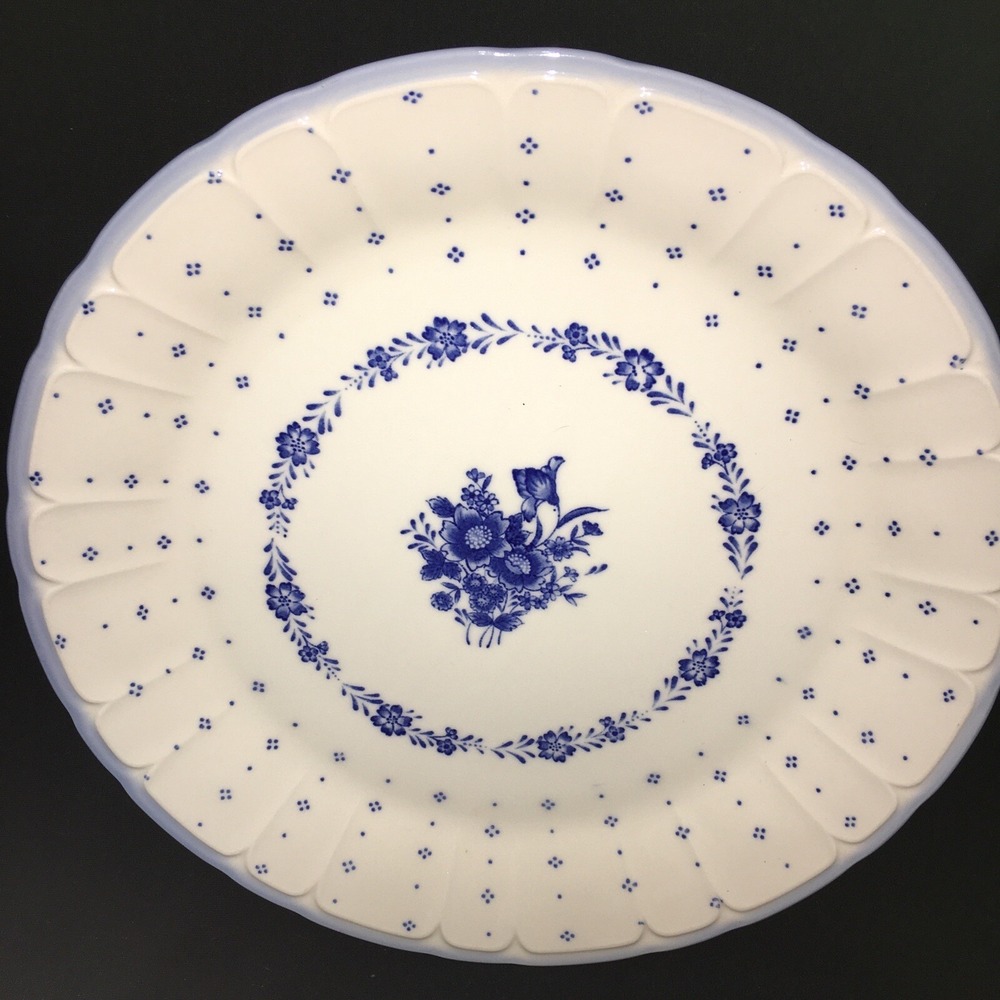 Sango Blue Renaissance Acadia 290 Plate Made In Japan. - Picture 2 of 5